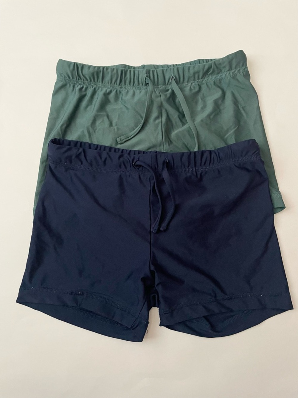 H&M Boys Swim Trunks Set in Navy and Green